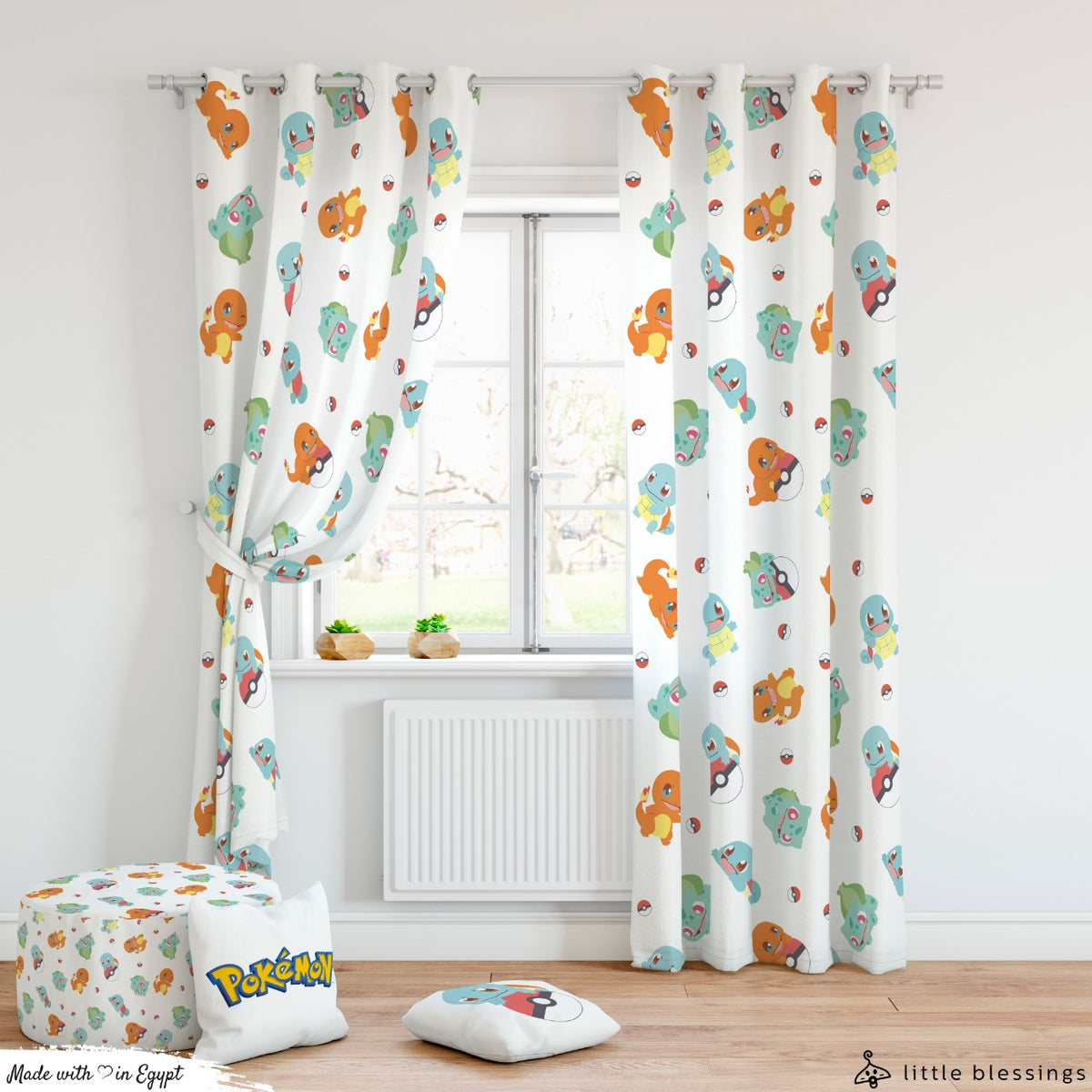 Pokémon (NEW) Curtains Little Blessings