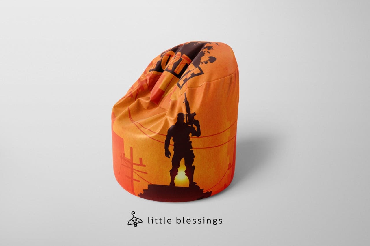 Fortnite Orange Bean Bag Little Blessings