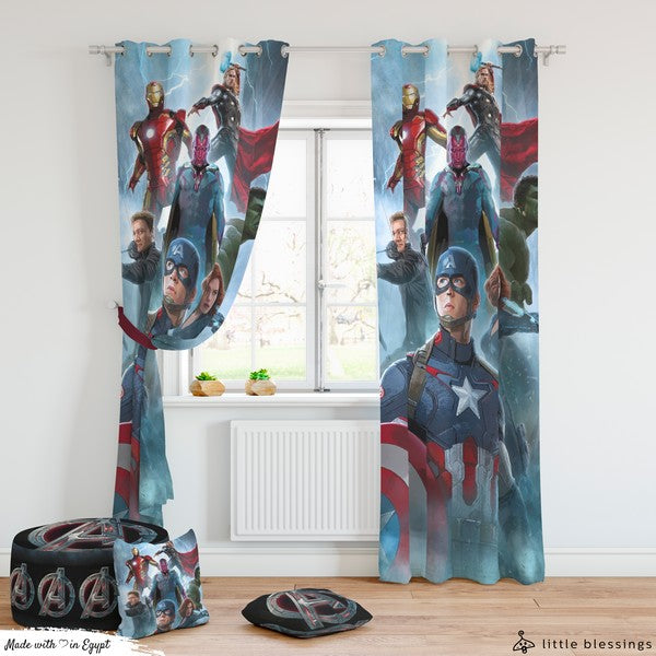 Avengers Room Curtains