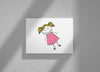 Little Blessings Doodle Canvas (Smiley Doll)