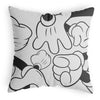 Retro Black & White Mickey Mouse Cushion (Rock Paper Scissors)