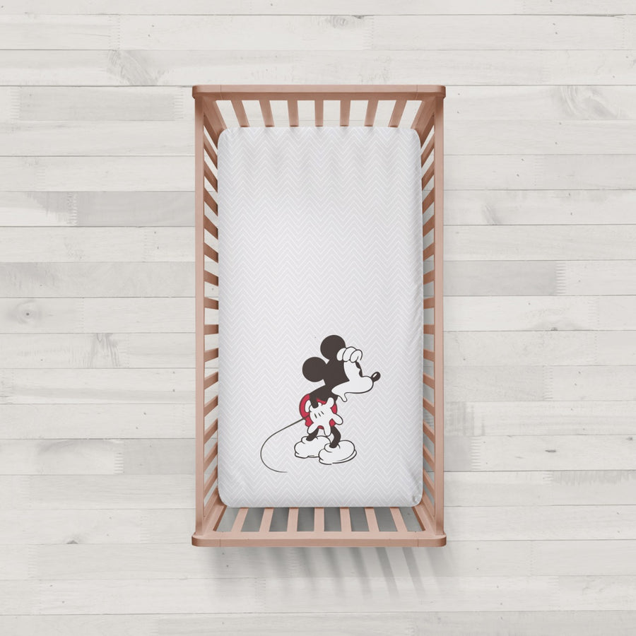 Little Blessings Vintage Mickey Mouse Baby Bed Set Image 3