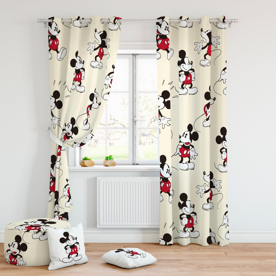 Little Blessings Vintage Mickey Mouse Curtain