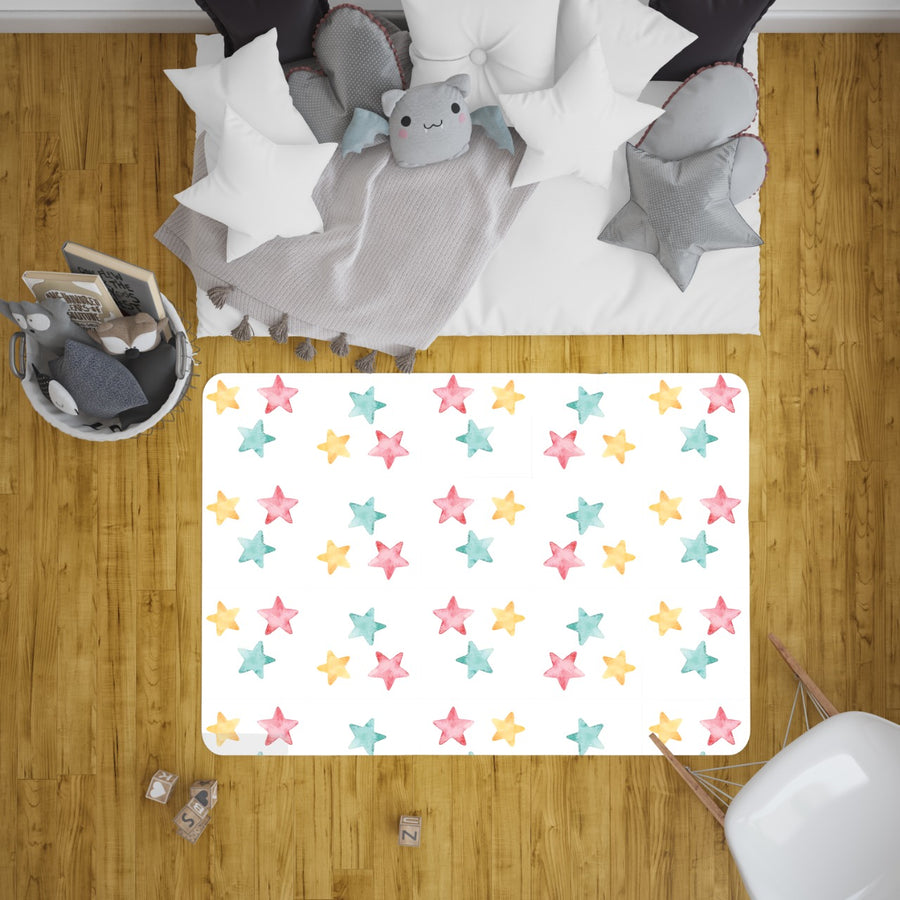 Little Blessings Watercolour Rainbow Carpet