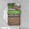 Minecraft Bed Set (Green & Brown)