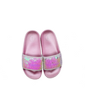 Pink Flip Sequin Slide