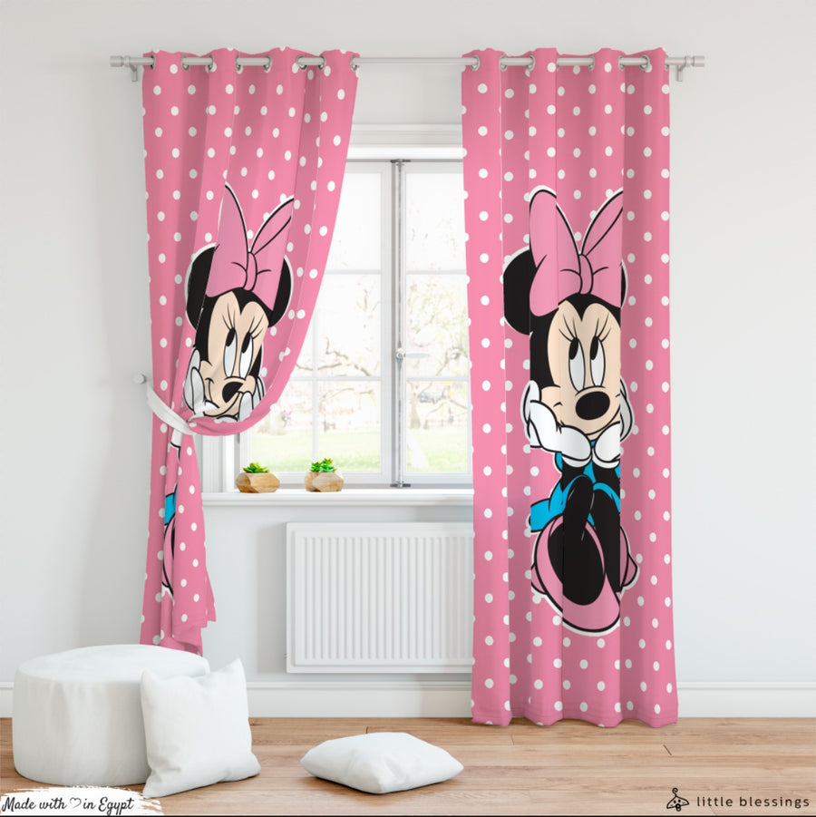 Happy Minnie Curtain