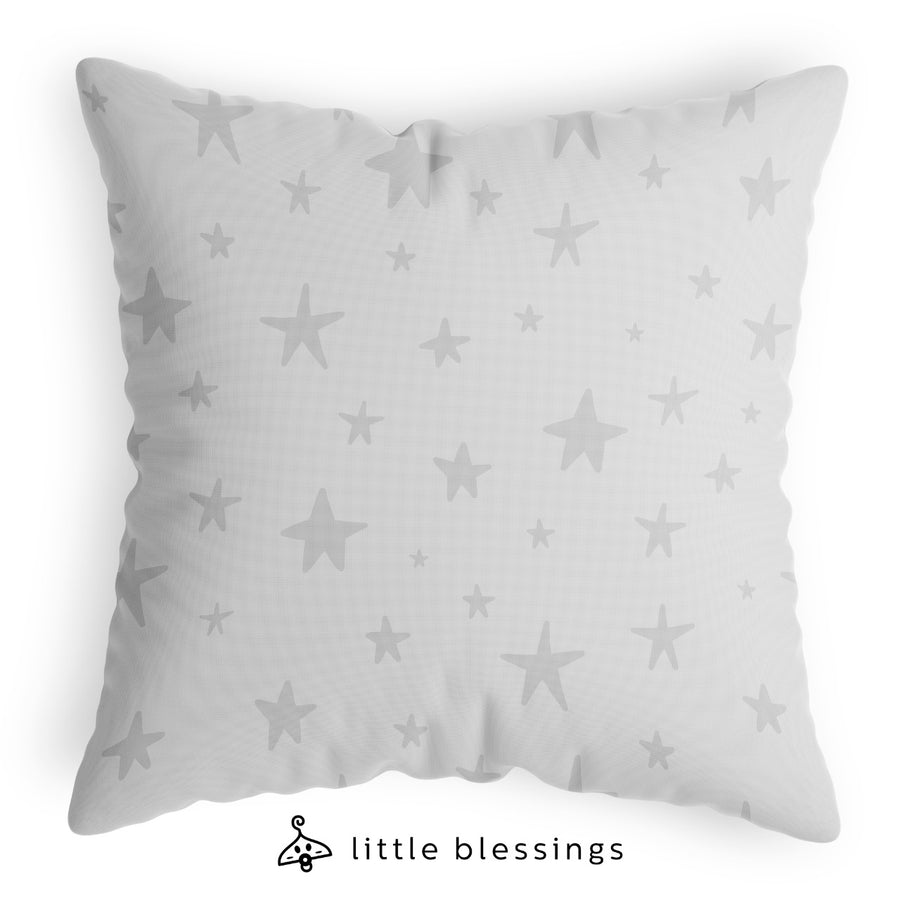 Pink Mountains Cushion (Stars)