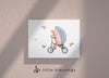 Animals On Bikes Canvas (Bike Bicycle)
