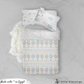Stitched Air Balloons Bed Set