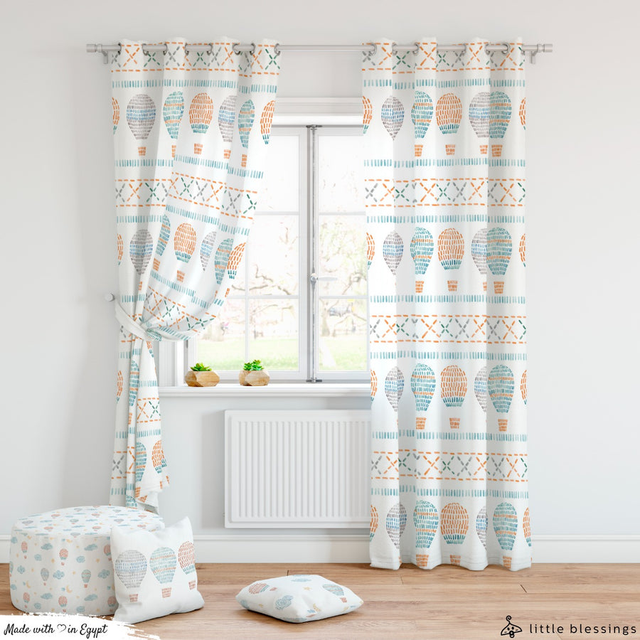 Stitched Air Balloons Curtain