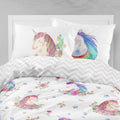 Colorful Unicorn Bed Set