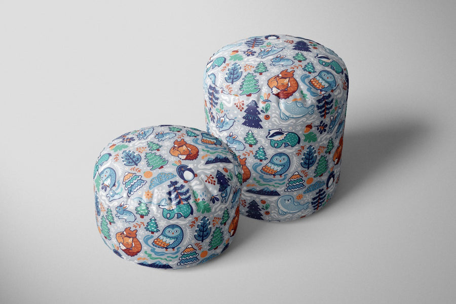 Winter Animals Puffs