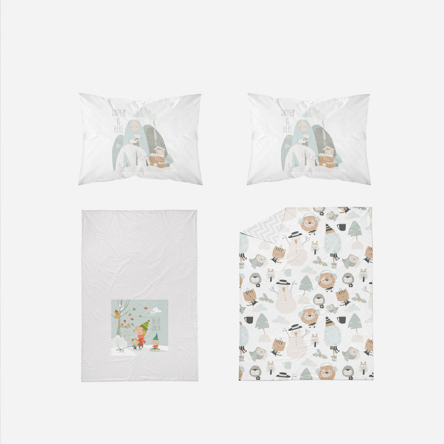 Winter Bedsheet Two Pillowcases Only